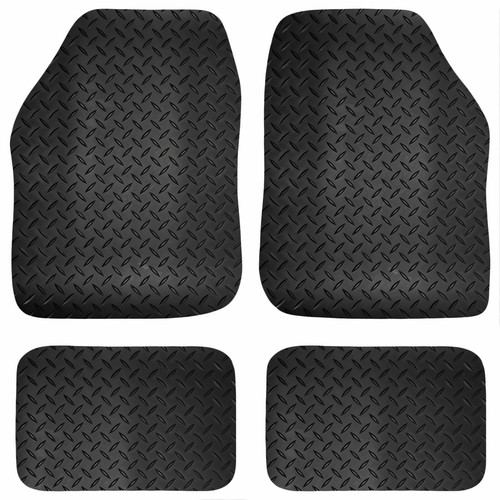 Pcs car mats rubber black - rubber,